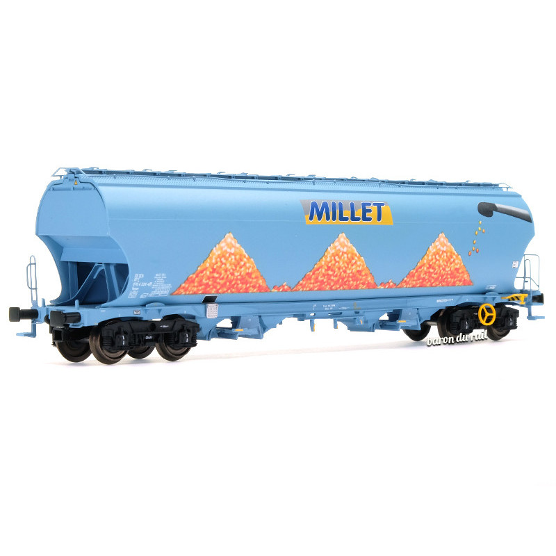 Wagon céréalier Tagnpps Millet ép VI - HO 1/87 - LS Models 30589