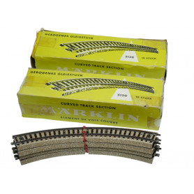 24x rails courbes rayon 286 mm 30° voie M Märklin 5120