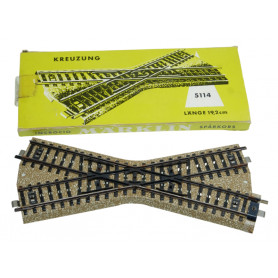 Croisement long 19cm voie M Märklin 5114