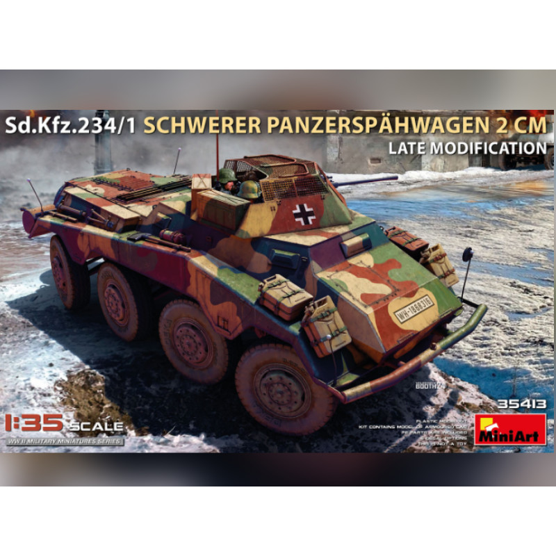 Sd.Kfz.234/1 Schwerer Panzerspähwagen (2 cm) - 1/35 - MINIART 35413