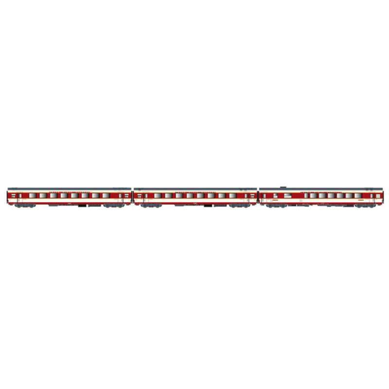Set 3x voitures Grand Confort Etendard ép. IV - DC - LS Models 40085DC