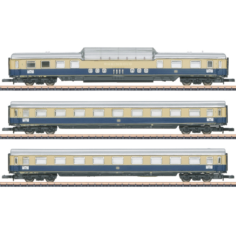 3x voitures "Rheingold" Set 2 - Z 1/220 - MARKLIN - 87266