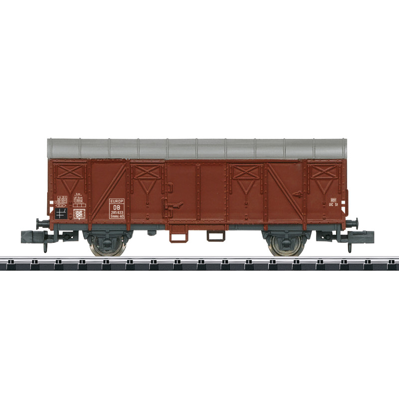 Wagon couvert Gmms 40 ép. III DB - N 1/160 - MINITRIX 18100