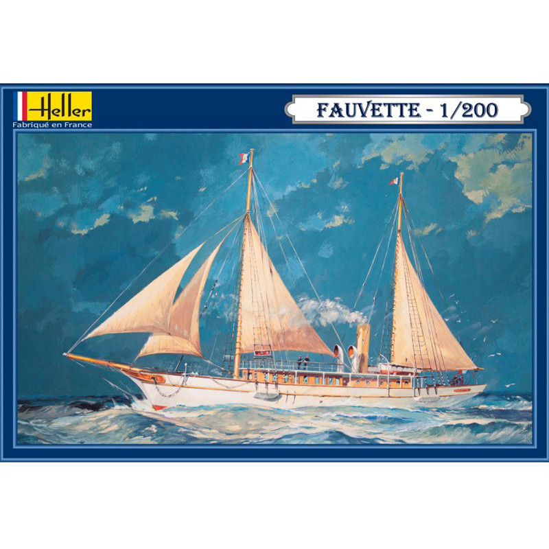 Bateau Fauvette - échelle 1/200 - HELLER 80612