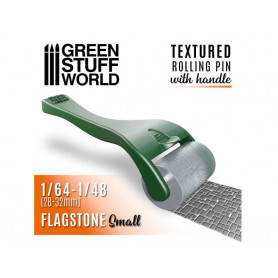 Rouleau de structure dallage carré 15mm - 1/87 1/72 - Green Stuff World 10494