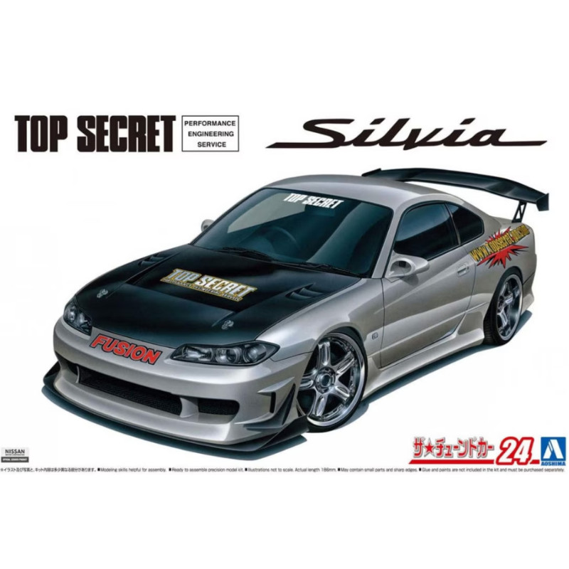 NISSAN Top Secret S15 Silvia 1999 - 1/24 - AOSHIMA 058749