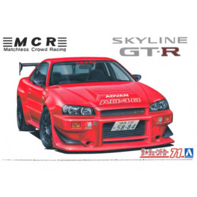 NISSAN MCR BNR34 Skyline GT-R 2002 - 1/24 - AOSHIMA 063514