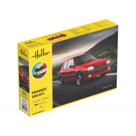 Peugeot 205 GTI Kit Complet - échelle 1/24 - HELLER 58705