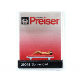 Femme prenant le soleil - HO 1/87 - PREISER 29048