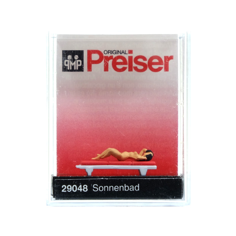 Femme prenant le soleil - HO 1/87 - PREISER 29048
