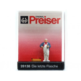 Ouvrier avec une bouteille - HO 1/87 - PREISER 28138