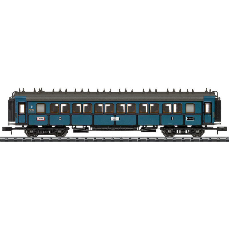 Voiture 1./2. Classe, type ABBü train express bavarois ép. II - N 1/160 - MINITRIX 15324