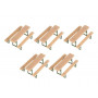 5x ensembles de tables et bancs - HO 1/87 - FALLER 180963