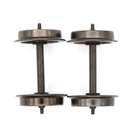 2x essieux de remplacement 3 rails vers 2 rails axe droit - MARKLIN E700530