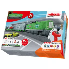 Coffret d'initiation enfant "Transport d'automobiles" - HO - Märklin My World 29347