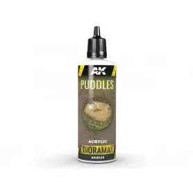 Effet "flaques d'eau sale" Acrylic puddles 60ml - AK INTERACTIVE AK8028