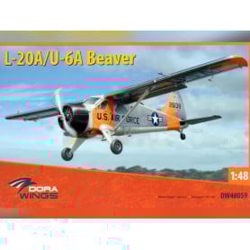 De Havilland L-20A/U-6A Beaver Edition spéciale Indochine - 1/48 - DORA WINGS 48059-SP