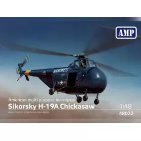 Hélicoptère américain Sikorsky H-19 Chickasaw - échelle 1/48 - AMP 48022