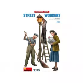 Travailleurs de rue - échelle 1/35 - MINIART 38081