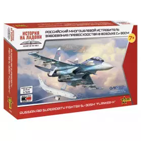 Chasseur russe Su-30SM « Flanker-H » - 1/144 - ZVEZDA 7436