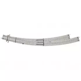 Aiguillage courbe à gauche R9-R10 30 degrés - ROCO 42478