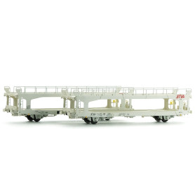 2x wagons porte autos TA 260 Less STVA courts SNCF Ep V - HO - LS Models 30704