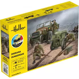 Diorama Dunkerque Kit complet - échelle 1/35 - HELLER 35326