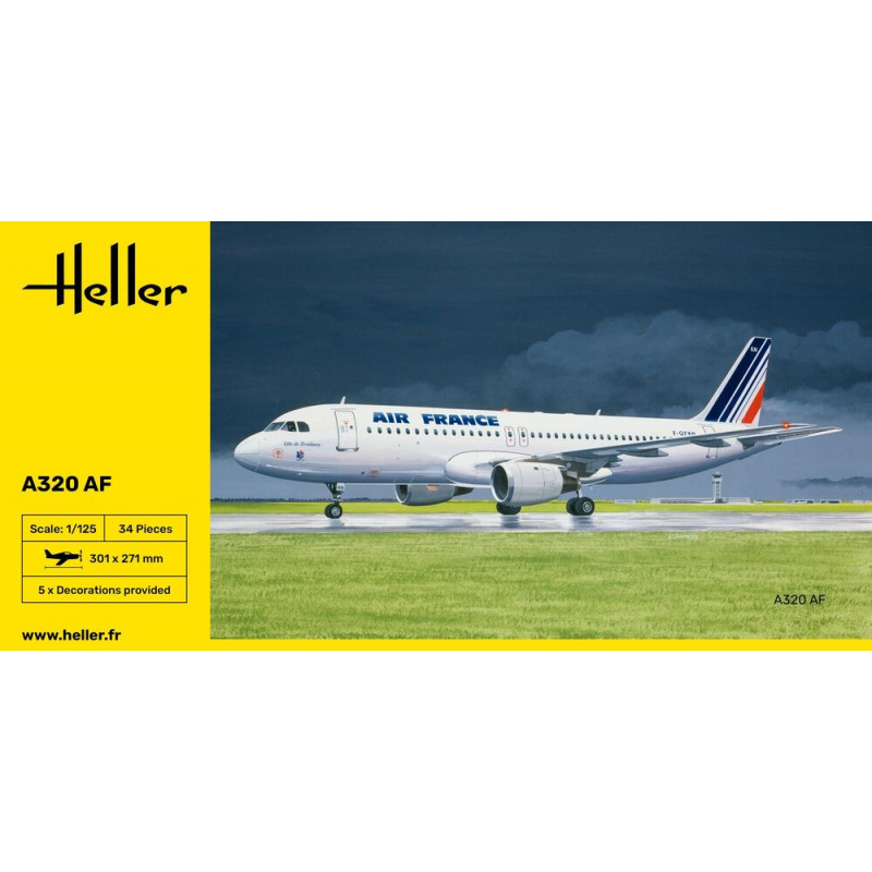 Maquette - AIRBUS A320 AIR FRANCE - HELLER - 80448 - 139 pièces - 1