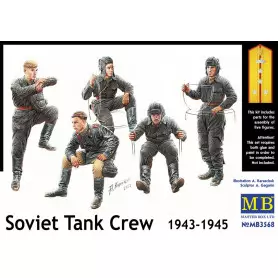 Équipage de char soviétique, 1943-1945 WWII - 1/35 - MASTER BOX 3568
