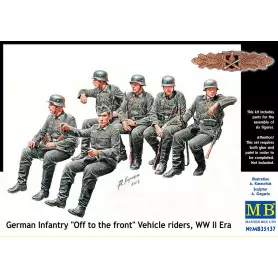 Equipage de véhicules d'infanterie allemands WWII - 1/35 - MASTER BOX 35137