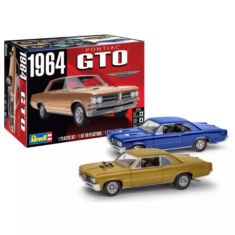 Pontiac GTO 2'N1 1964 - 1/24 - REVELL 14574