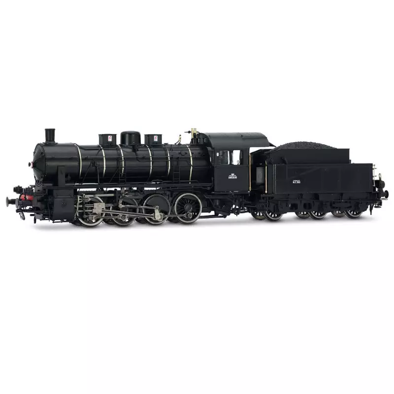 Locomotive vapeur 2-040 D 65 Nord Calais analogique - ép III - HO 1/87 - JOUEF HJ2417