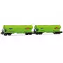 Set de 2 wagons-silos à 4 essieux « Rail Cargo Group » ép. VI - SNCF - N 1/160 - ARNOLD HN6707