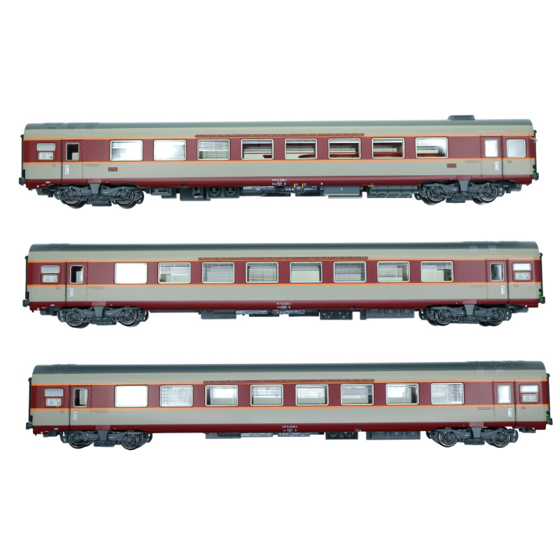 Set 3x voitures Grand Confort Etendard ép. IV - DC - LS Models 40084DC