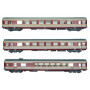 Set 3x voitures Grand Confort Etendard ép. IV - DC - LS Models 40085DC