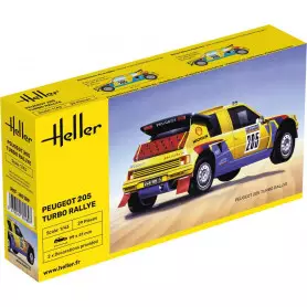 Peugeot 205 Turbo Rallye - échelle 1/43 - HELLER 80189