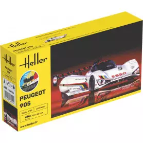 Peugeot 905 EV1 BIS Kit complet avec peinture - échelle 1/43 - HELLER 56110