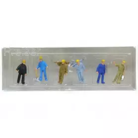 Cantonniers avec outils - N 1/160 - PREISER 79096