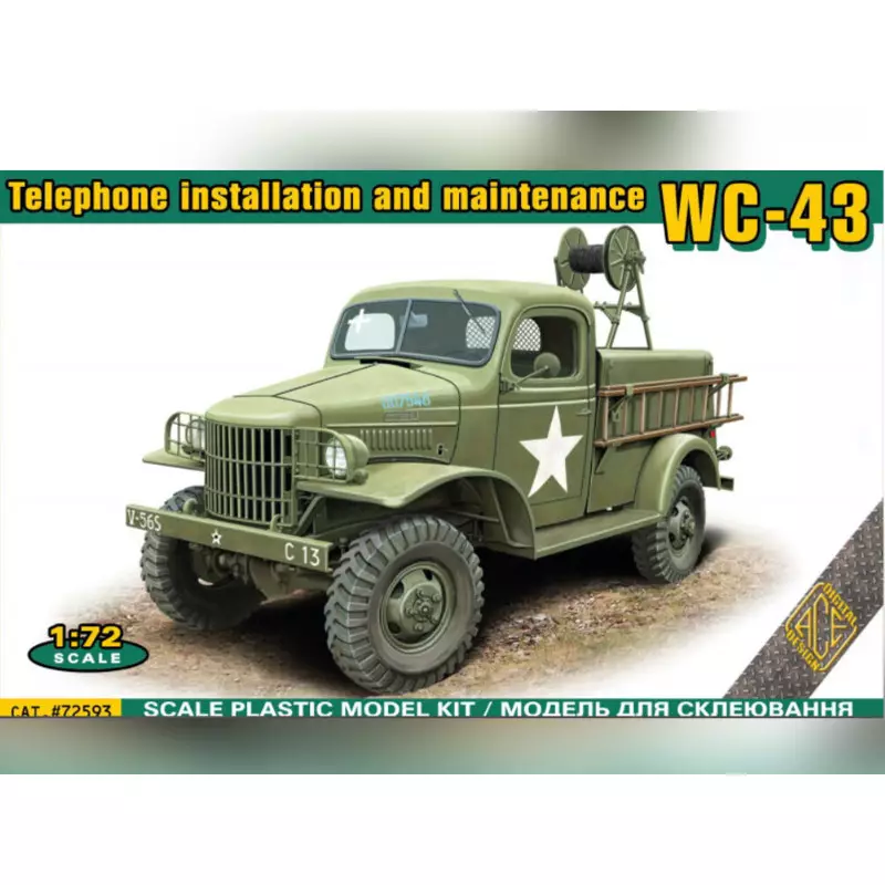 WC-43 (T 215) Camion d'installation et de maintenance téléphonique - 1/72 - ACE 72593