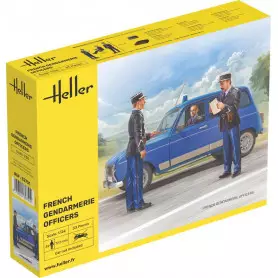 Officiers de gendarmerie - échelle 1/24 - HELLER 82751