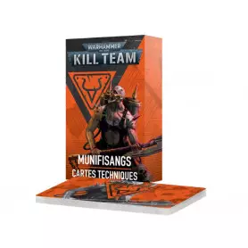 Kill Team: Munifisangs – Cartes Techniques - Wahrammer 40'000 102-60
