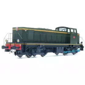 Locomotive diesel 040 DE 9 livrée d'origine SNCF ép III- analogique - HO 1/87 - REE JM-013