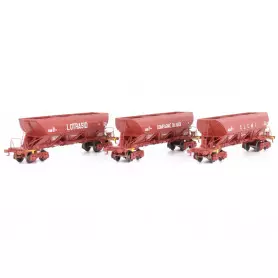 Set de 3 Trémies EX « SLEMI, Compagnie du Midi et Lotrasid », SNCF Ep .IV - N 1/160 - REE NW-267