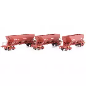 Set de 3 Trémies EX SGW « SOGEWAG », SNCF Ep VI - N 1/160 - REE NW-270