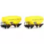 Set de 2 Céréaliers “Grands Moulins de Coutras”, SNCF Ep. III - N 1/160 - REE NW-316