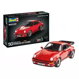Porsche 911 Turbo Kit Complet anniversaire 50 ans - 1/24 - REVELL 05634