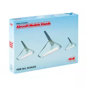 3x supports pour maquette d'avion - ICM A001