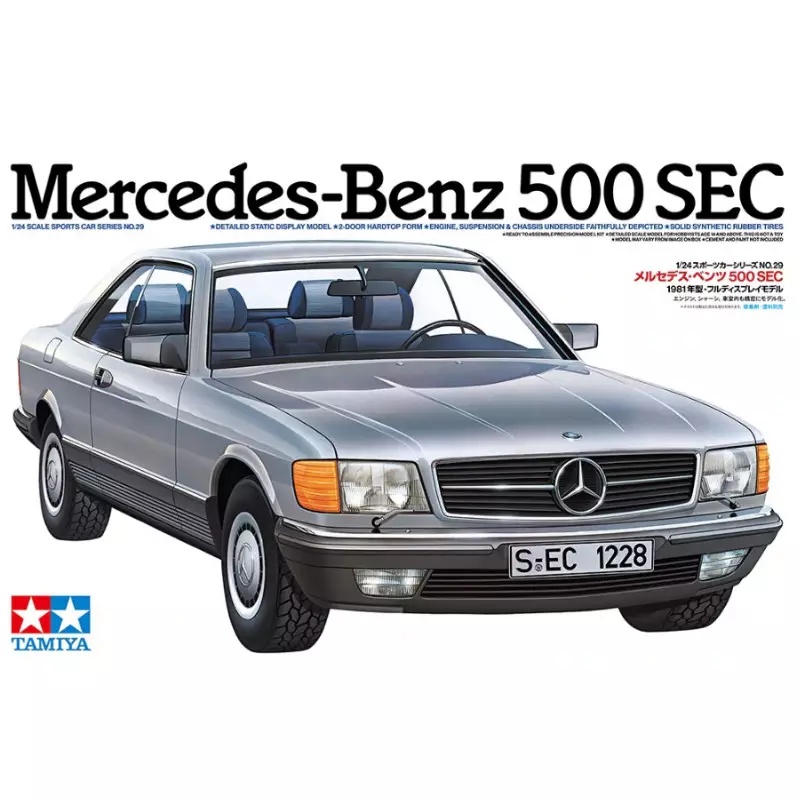 Mercedes-Benz 500SEC - échelle 1/24 - TAMIYA 24029