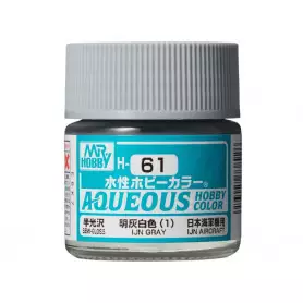 H-061 Gris IJN satiné Mr Hobby Gunze Aqueous - pot acrylique 10 ml