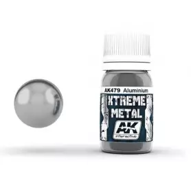 XTreme Metal Aluminium 30 ml - AK INTERACTIVE AK479